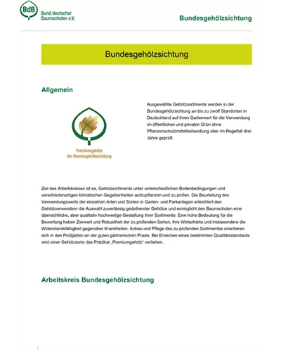 Bundesgehölzsichtung