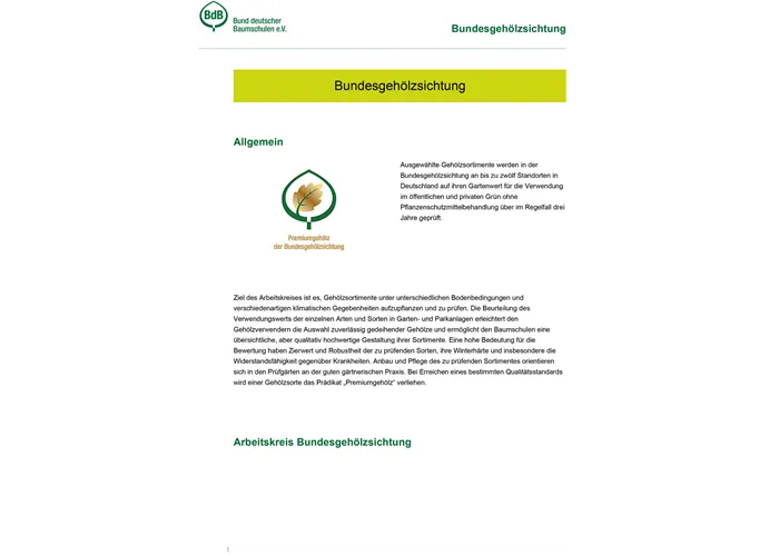 Bundesgehölzsichtung