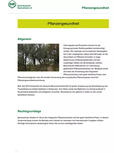 Pflanzengesundheit