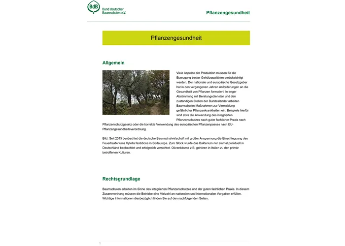 Pflanzengesundheit